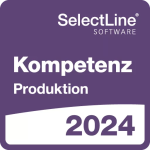 Logo: SelectLine Software Kompetenz Produktion 2024