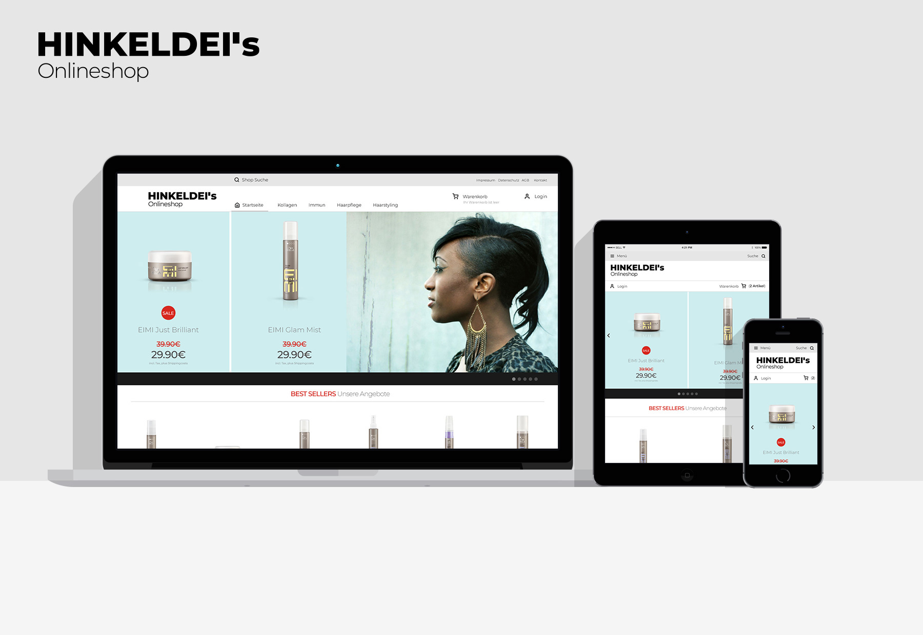 Hinkeldeis Showcase Template Flat Presentation